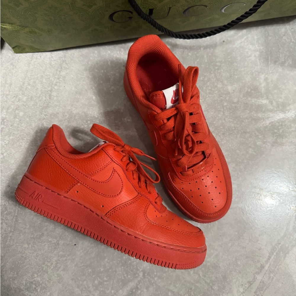 Nike Air Force 1 Red Sneakers